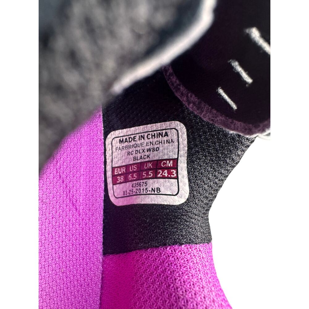 Bontrager Race DLX WSD Women’s Road Cycling Shoes Black Purple Size 6.5 - Picture 8 of 8